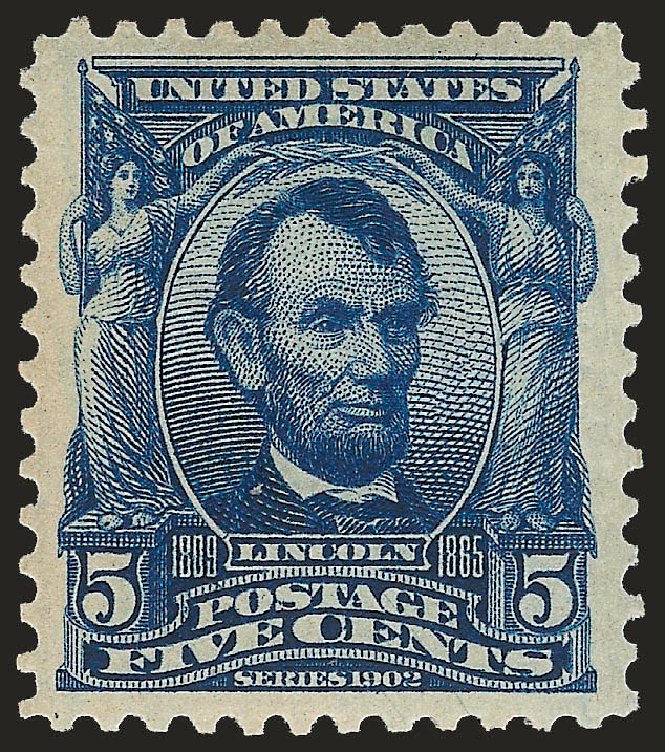 Values of US Stamp Scott Cat. # 304 - 1903 5c Lincoln. Robert Siegel Auction Galleries, Jun 2009, Sale 975, Lot 1659