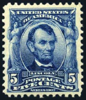 Cost of US Stamp Scott Catalog 304: 1903 5c Lincoln. Harmer-Schau Auction Galleries, Jun 2008, Sale 78, Lot 1501