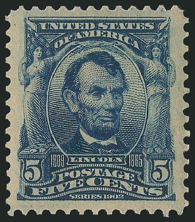 Values of US Stamp Scott Catalog # 304 - 1903 5c Lincoln. Robert Siegel Auction Galleries, Oct 2011, Sale 1014, Lot 1721