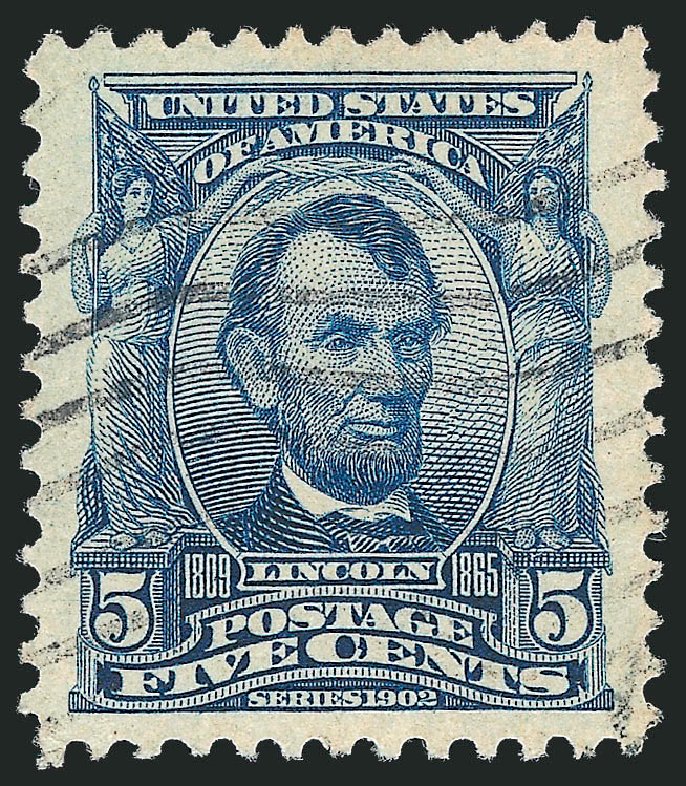 US Stamp Values Scott 304 - 5c 1903 Lincoln. Robert Siegel Auction Galleries, Oct 2012, Sale 1032, Lot 3431