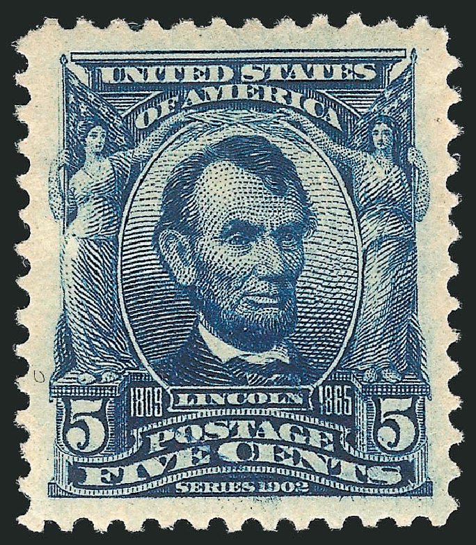 US Stamp Prices Scott 304: 5c 1903 Lincoln. Robert Siegel Auction Galleries, Nov 2012, Sale 1034, Lot 294