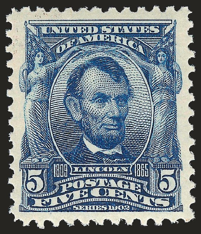 US Stamp Prices Scott Cat. # 304: 1903 5c Lincoln. Robert Siegel Auction Galleries, Sep 2009, Sale 976, Lot 1855
