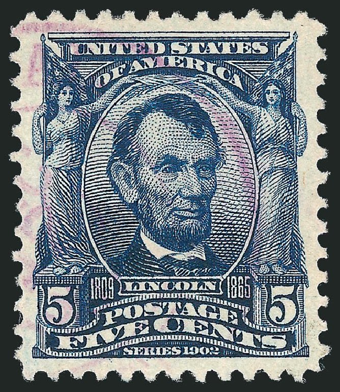 US Stamps Price Scott #304: 5c 1903 Lincoln. Robert Siegel Auction Galleries, Oct 2012, Sale 1032, Lot 3432