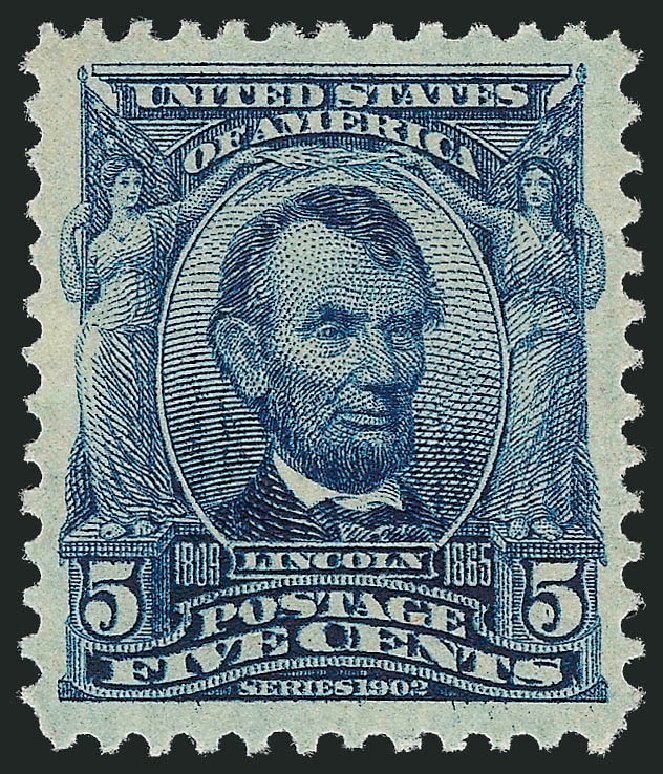 Values of US Stamps Scott Catalog #304 - 5c 1903 Lincoln. Robert Siegel Auction Galleries, Dec 2010, Sale 1000, Lot 1183