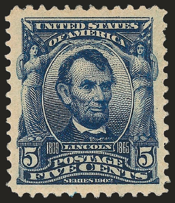 Values of US Stamp Scott # 304 - 1903 5c Lincoln. Robert Siegel Auction Galleries, Jun 2010, Sale 992, Lot 2393