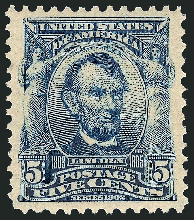 US Stamp Value Scott #304: 5c 1903 Lincoln. Robert Siegel Auction Galleries, Oct 2010, Sale 997, Lot 5843