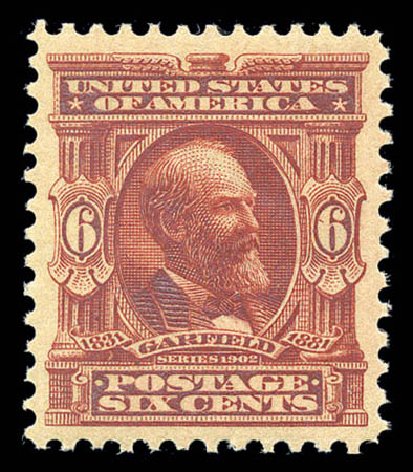 Price of US Stamps Scott Catalog #305 - 1903 6c Garfield. Matthew Bennett International, Sep 2010, Sale 333, Lot 3715