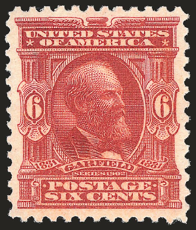 US Stamps Prices Scott Catalog # 305 - 1903 6c Garfield. Robert Siegel Auction Galleries, Apr 2010, Sale 984, Lot 742