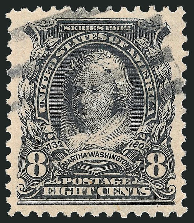 Cost of US Stamps Scott Catalog # 306 - 1902 8c Martha Washington. Robert Siegel Auction Galleries, Oct 2012, Sale 1032, Lot 3434