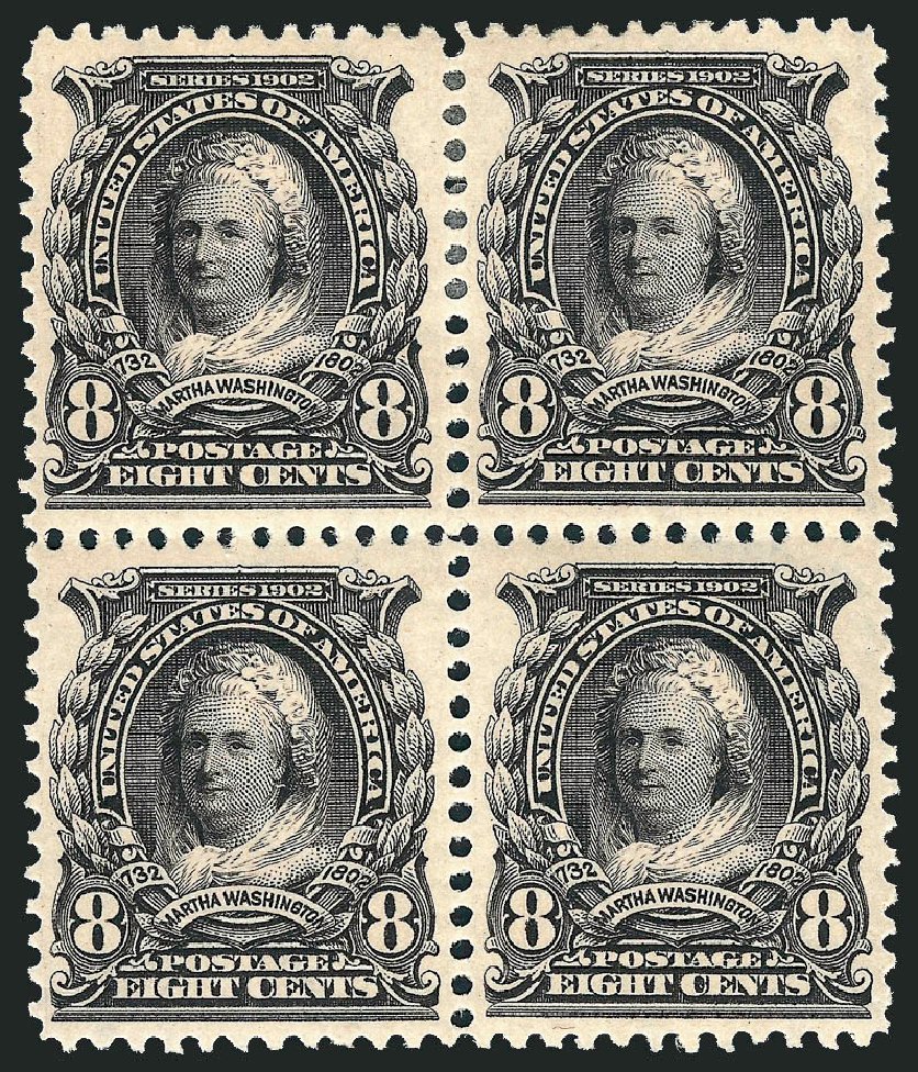 Value of US Stamps Scott Catalogue #306: 1902 8c Martha Washington. Robert Siegel Auction Galleries, Sep 2008, Sale 962, Lot 2614