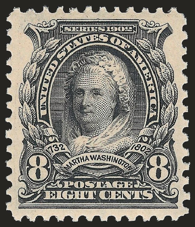 Value of US Stamps Scott Catalog 306: 1902 8c Martha Washington. Robert Siegel Auction Galleries, Jun 2010, Sale 992, Lot 2394