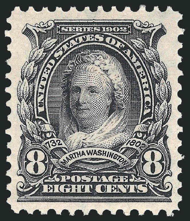 Value of US Stamp Scott #306: 8c 1902 Martha Washington. Robert Siegel Auction Galleries, Nov 2012, Sale 1034, Lot 296