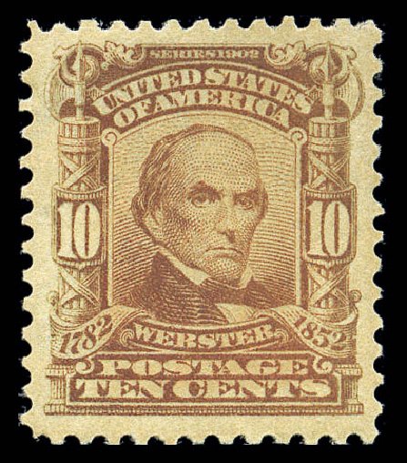 Cost of US Stamp Scott Cat. # 307: 10c 1903 Webster. Matthew Bennett International, Sep 2010, Sale 331, Lot 679