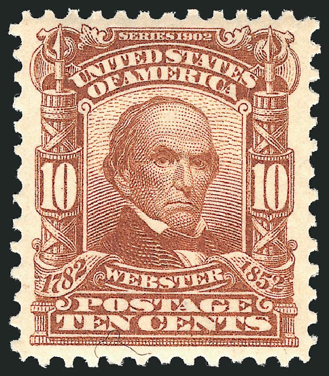 Price of US Stamps Scott 307 - 10c 1903 Webster. Robert Siegel Auction Galleries, Mar 2012, Sale 1019, Lot 679
