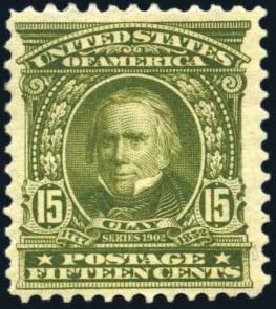 Cost of US Stamp Scott Cat. # 309 - 1903 15c Henry Clay. Harmer-Schau Auction Galleries, Mar 2011, Sale 89, Lot 297