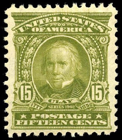 Cost of US Stamp Scott Catalog 309: 15c 1903 Henry Clay. Matthew Bennett International, Apr 2008, Sale 326, Lot 308
