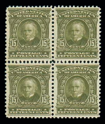 Prices of US Stamps Scott Catalog 309: 15c 1903 Henry Clay. Matthew Bennett International, Dec 2007, Sale 325, Lot 1930