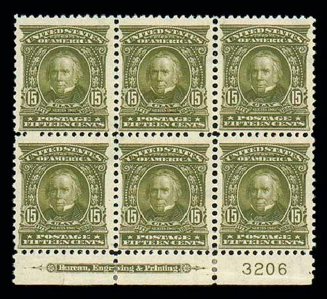 US Stamp Price Scott 309: 1903 15c Henry Clay. Matthew Bennett International, Dec 2007, Sale 325, Lot 1931