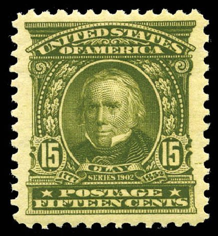 US Stamp Prices Scott Cat. # 309: 1903 15c Henry Clay. Matthew Bennett International, Feb 2012, Sale 340, Lot 391