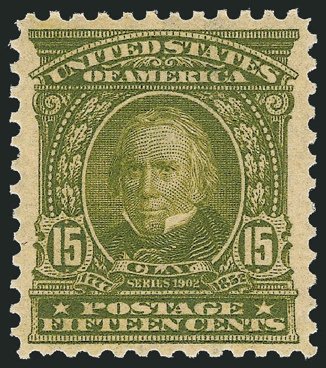 Prices of US Stamp Scott Catalogue # 309 - 1903 15c Henry Clay. Robert Siegel Auction Galleries, Dec 2011, Sale 1017, Lot 751