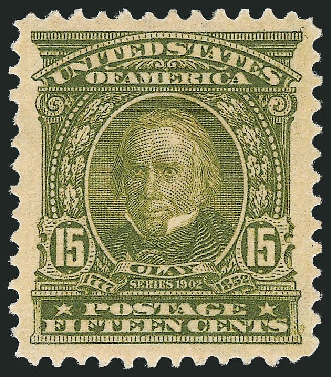 US Stamps Value Scott Catalogue #309: 15c 1903 Henry Clay. Robert Siegel Auction Galleries, Nov 2012, Sale 1034, Lot 301