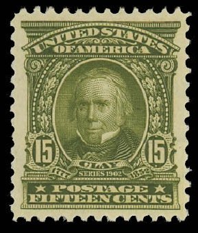 US Stamps Price Scott Catalogue # 309 - 1903 15c Henry Clay. Daniel Kelleher Auctions, Oct 2012, Sale 632, Lot 1234