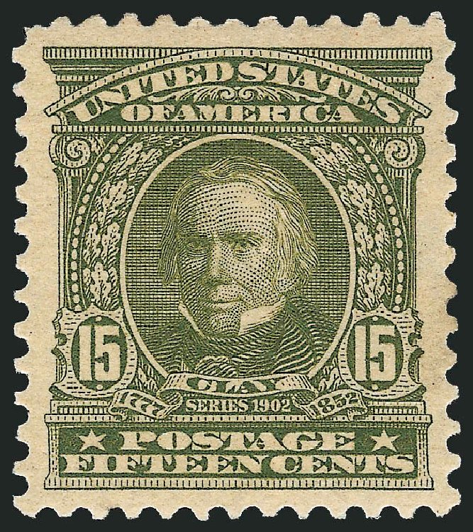 Value of US Stamps Scott Catalog # 309 - 1903 15c Henry Clay. Robert Siegel Auction Galleries, Dec 2011, Sale 1017, Lot 752