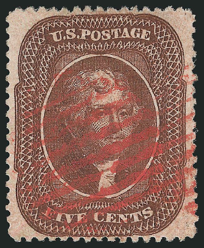 Prices of US Stamps Scott #30A: 5c 1860 Jefferson. Robert Siegel Auction Galleries, Jun 2009, Sale 975, Lot 1197