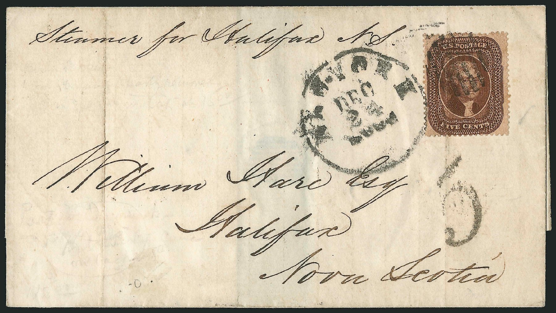 Costs of US Stamps Scott Cat. # 30A: 5c 1860 Jefferson. Robert Siegel Auction Galleries, Nov 2014, Sale 1084, Lot 3148