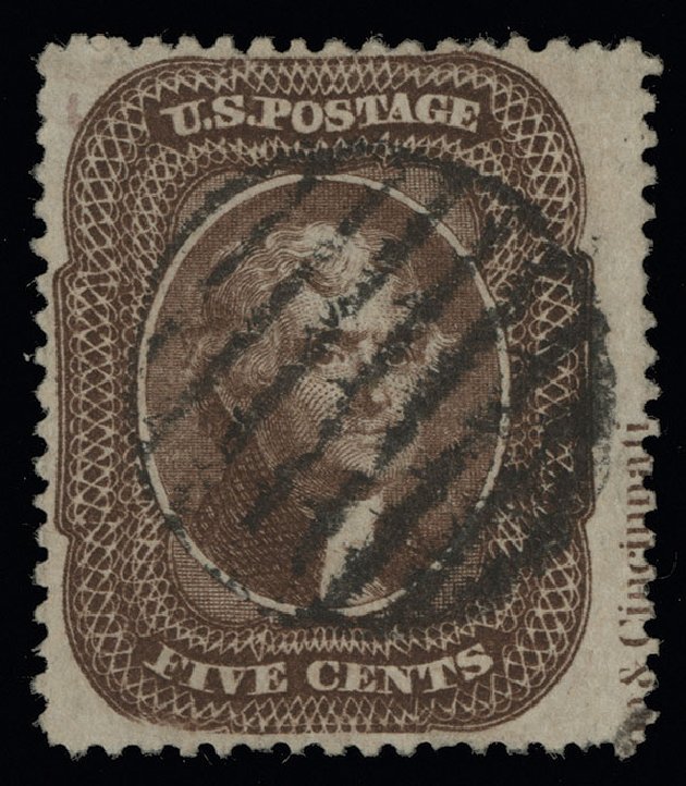 US Stamps Value Scott #30A - 5c 1860 Jefferson. Spink Shreves Galleries, Aug 2013, Sale 144, Lot 121