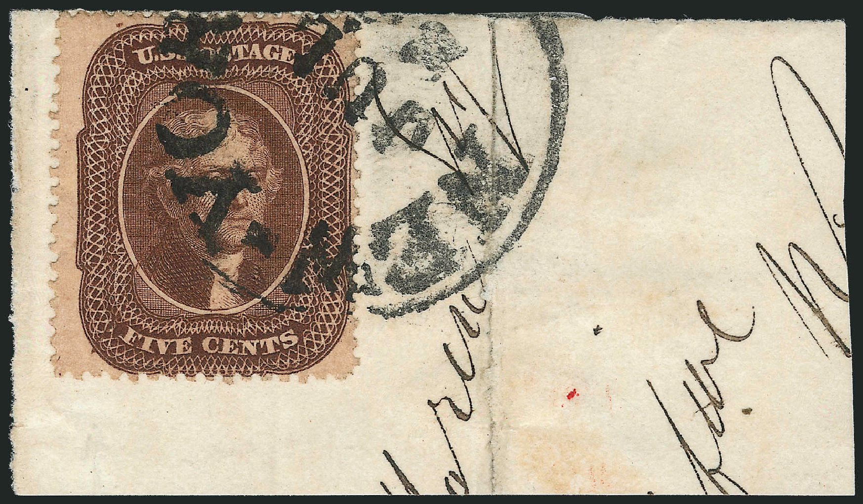 Values of US Stamps Scott 30A - 5c 1860 Jefferson. Robert Siegel Auction Galleries, Sep 2010, Sale 993, Lot 323
