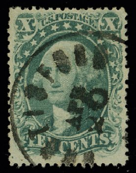 US Stamp Prices Scott Catalogue #31: 10c 1857 Washington. H.R. Harmer, May 2014, Sale 3005, Lot 1067