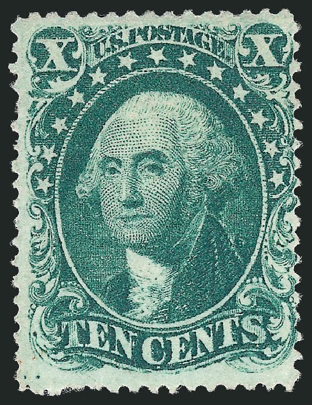 Cost of US Stamps Scott Cat. 31: 1857 10c Washington. Robert Siegel Auction Galleries, Mar 2012, Sale 1021, Lot 178