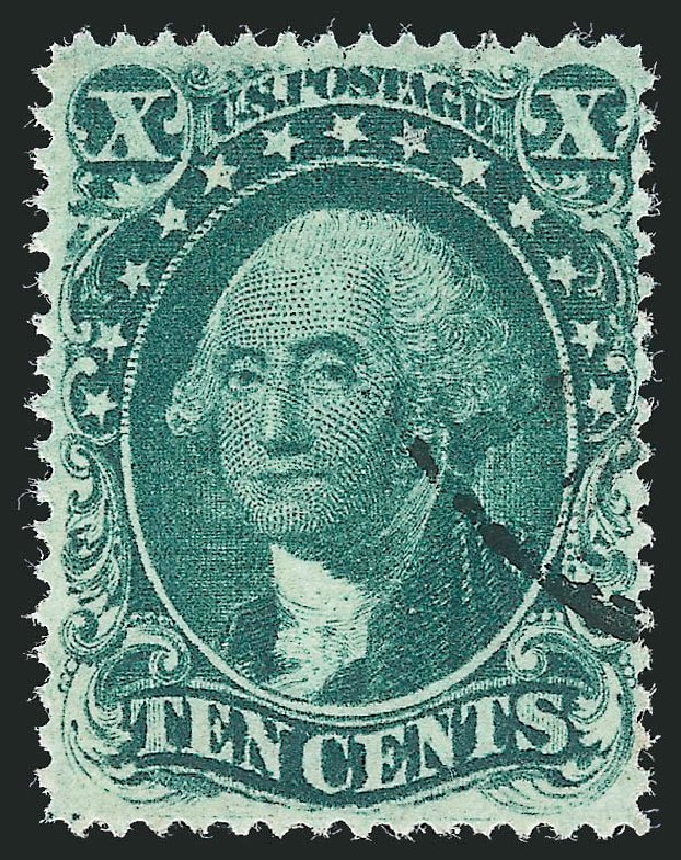 Costs of US Stamps Scott # 31: 1857 10c Washington. Robert Siegel Auction Galleries, Mar 2014, Sale 1067, Lot 958