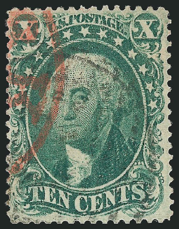 Prices of US Stamp Scott Catalogue 31 - 10c 1857 Washington. Robert Siegel Auction Galleries, Oct 2010, Sale 997, Lot 5268