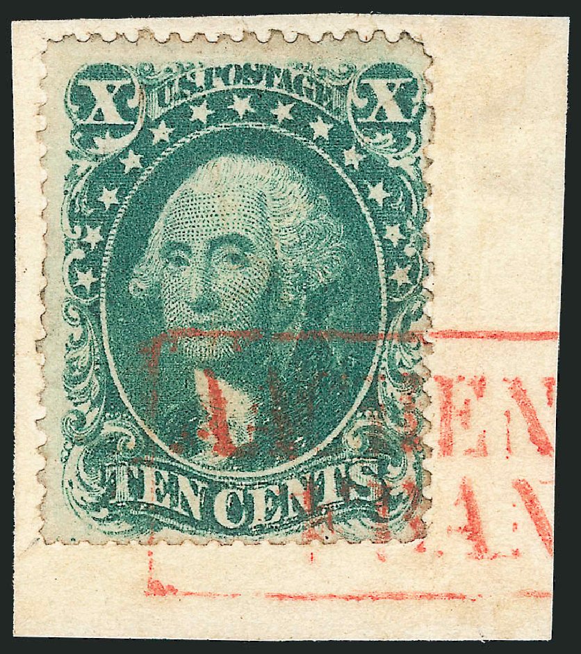 Costs of US Stamps Scott Catalogue #31 - 1857 10c Washington. Robert Siegel Auction Galleries, Mar 2014, Sale 1067, Lot 959