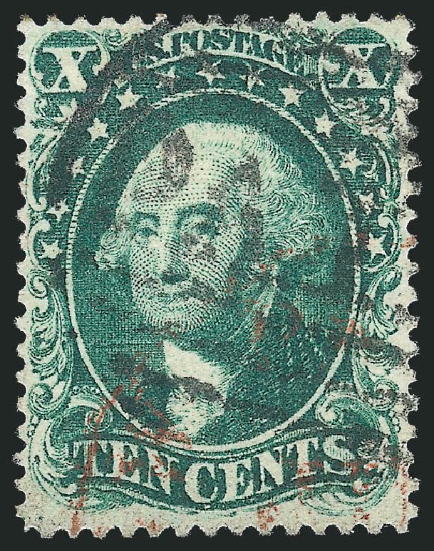 Cost of US Stamp Scott Cat. # 31 - 10c 1857 Washington. Robert Siegel Auction Galleries, Mar 2013, Sale 1040, Lot 1250