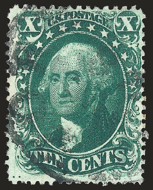 Price of US Stamp Scott Catalog #31: 1857 10c Washington. Robert Siegel Auction Galleries, Dec 2009, Sale 982, Lot 5141