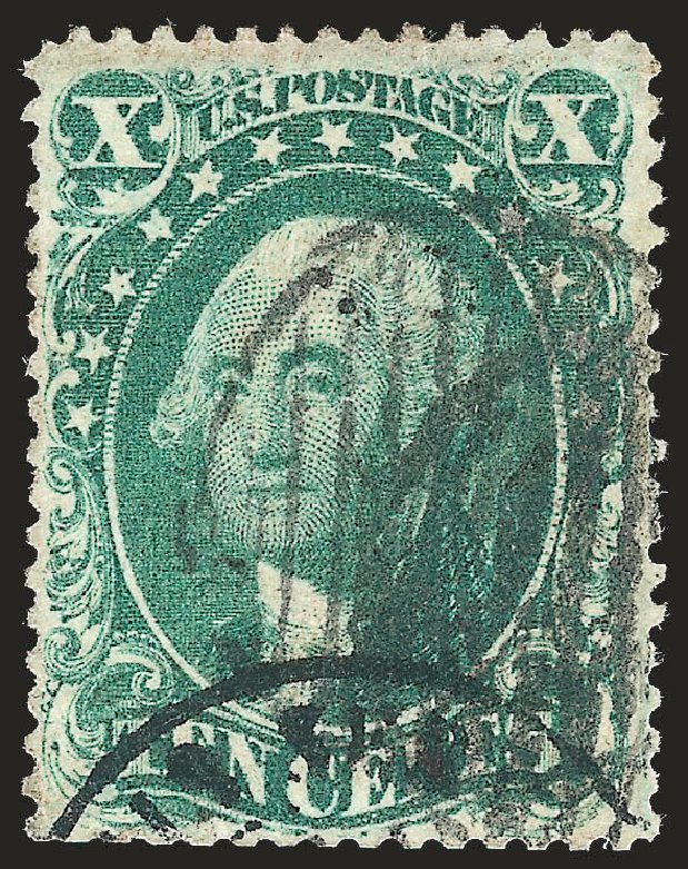 Price of US Stamp Scott Cat. 31 - 1857 10c Washington. Robert Siegel Auction Galleries, Apr 2010, Sale 984, Lot 171