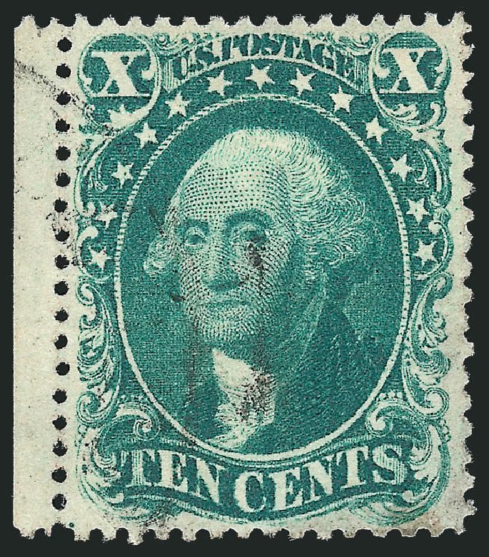 Values of US Stamp Scott Catalogue 31 - 10c 1857 Washington. Robert Siegel Auction Galleries, Oct 2010, Sale 997, Lot 5271
