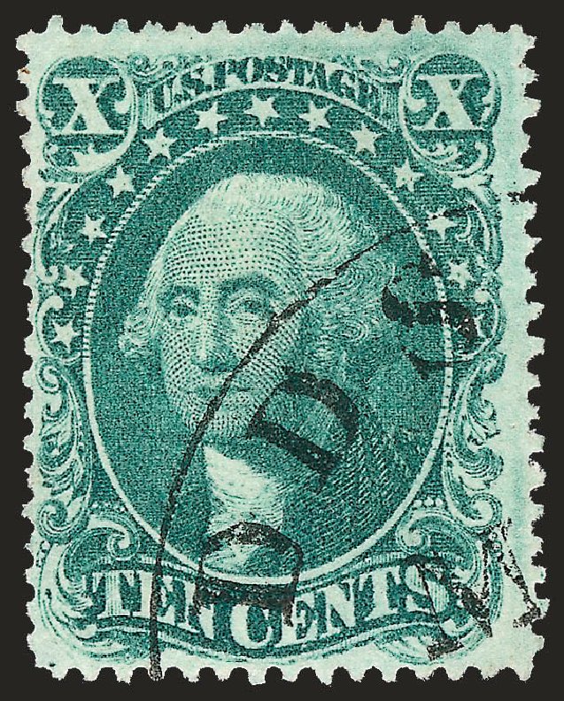 Value of US Stamps Scott 31: 10c 1857 Washington. Robert Siegel Auction Galleries, Sep 2008, Sale 962, Lot 2284
