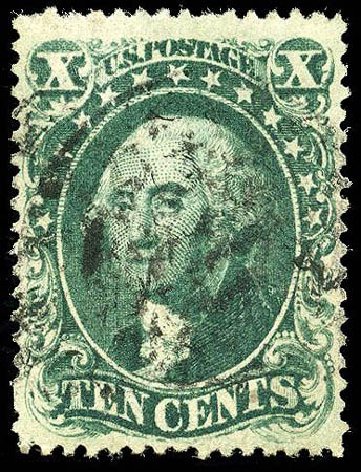 US Stamps Price Scott Cat. # 31: 1857 10c Washington. Matthew Bennett International, Apr 2008, Sale 326, Lot 65