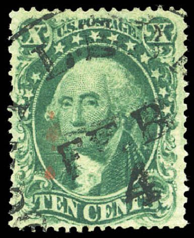 Cost of US Stamp Scott Cat. 31: 10c 1857 Washington. Matthew Bennett International, Mar 2011, Sale 336, Lot 1133