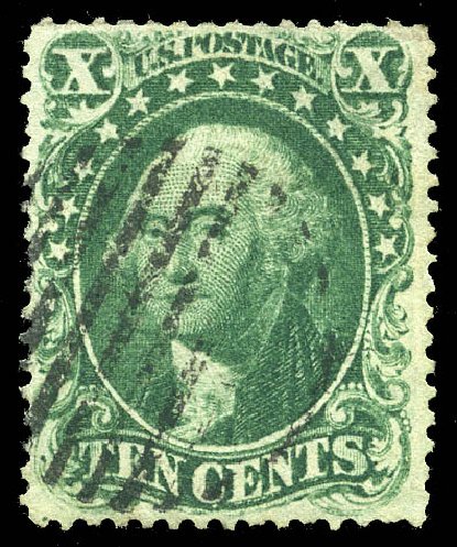 Price of US Stamps Scott Catalogue # 31: 10c 1857 Washington. Matthew Bennett International, May 2014, Sale 350, Lot 73