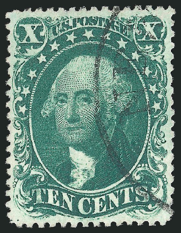 Cost of US Stamps Scott Catalogue 31: 1857 10c Washington. Robert Siegel Auction Galleries, Jun 2012, Sale 1024, Lot 76