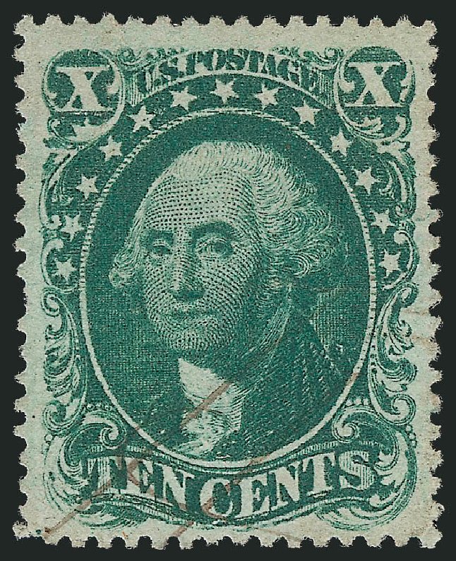 Costs of US Stamps Scott Cat. #31: 1857 10c Washington. Robert Siegel Auction Galleries, Jun 2012, Sale 1026, Lot 1186