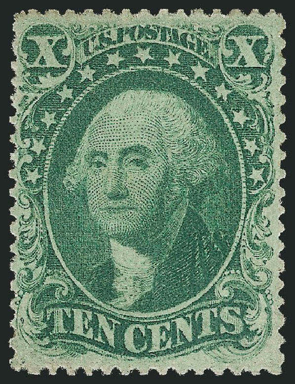 US Stamp Price Scott Cat. #31: 1857 10c Washington. Robert Siegel Auction Galleries, Nov 2013, Sale 1057, Lot 586