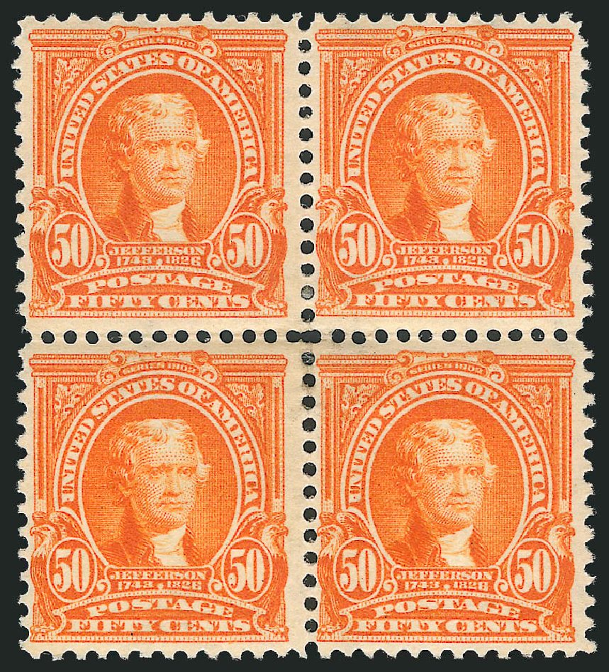 Prices of US Stamps Scott Catalogue #310: 50c 1903 Jefferson. Robert Siegel Auction Galleries, Mar 2013, Sale 1040, Lot 1658