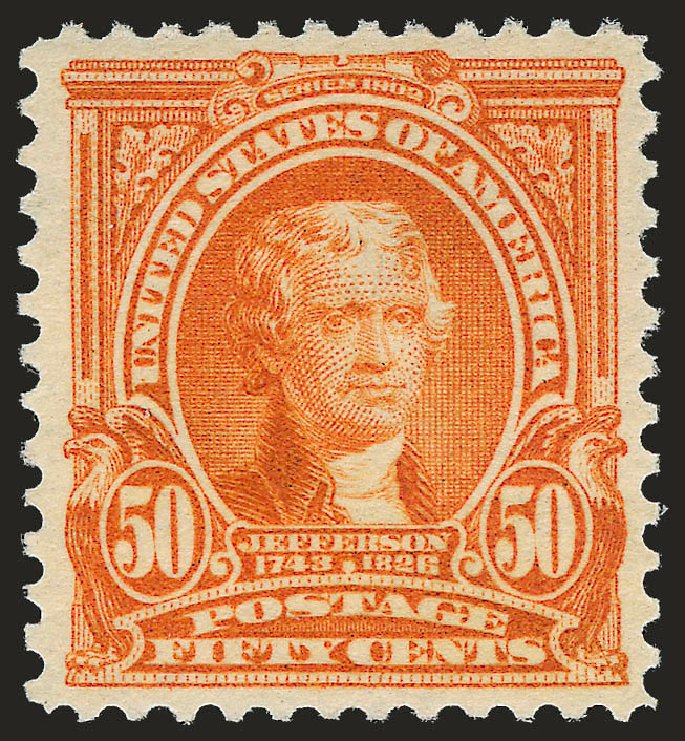 US Stamp Price Scott #310 - 50c 1903 Jefferson. Robert Siegel Auction Galleries, Sep 2009, Sale 976, Lot 1869