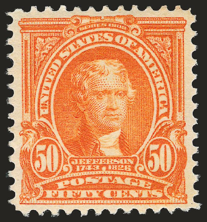 US Stamp Price Scott # 310: 1903 50c Jefferson. Robert Siegel Auction Galleries, Jun 2010, Sale 992, Lot 2399